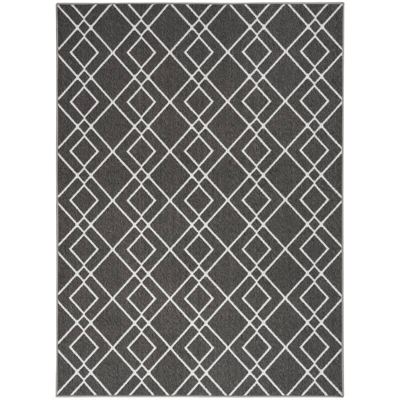 Nourison Modern Lines Diamond Geometric Area Rug
