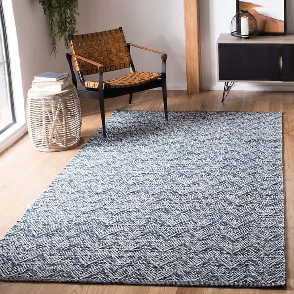 Merging Designed Rug SAFAVIEH Handmade Kilim Merge Transitional Geometric Wool Rug - Bed ...