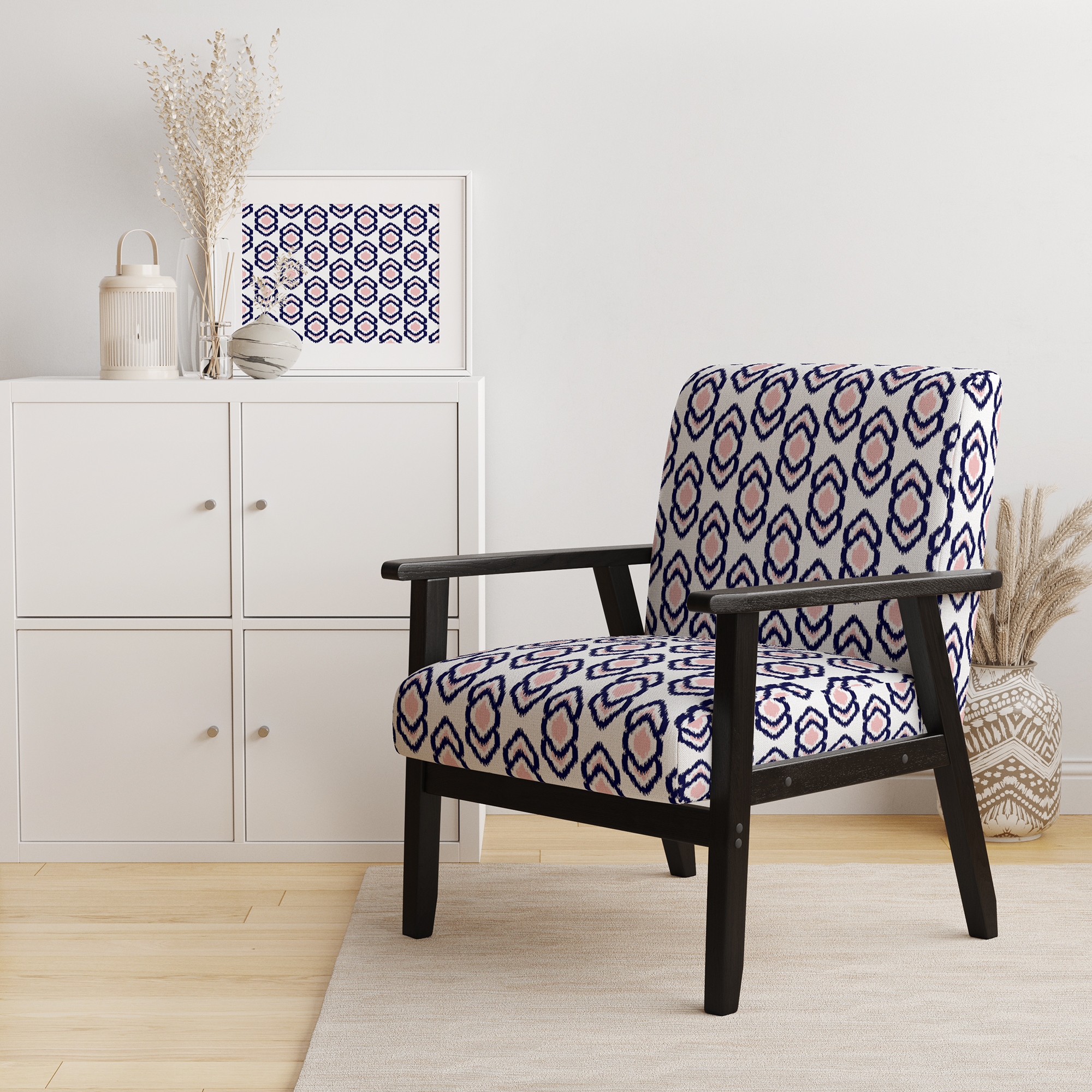 Ikat accent chair on sale