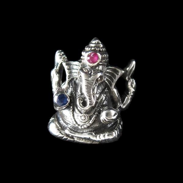 Shop Sterling Silver 3d Hindu God Ganesh Pendant Deity One Size