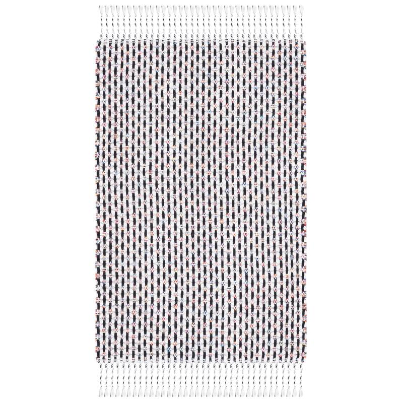 SAFAVIEH Handmade Montauk Wakely Casual Rug - 2' x 3' - Ivory/Black