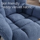 preview thumbnail 10 of 33, HOMYKA Teddy Rocking Chair Nursery Glider Modern Accent Armchair with High Backrest