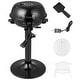 preview thumbnail 7 of 5, 1600W Electric BBQ Grill with Warming Rack Temperature Control Black