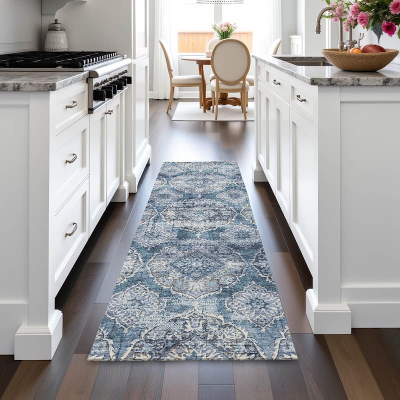 Machine Washable Indoor/Outdoor Farmhouse Jo Chantille Rug