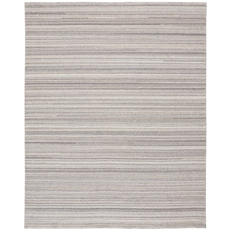 Grand Bazaar Foxwood Hand Woven Solid Transitional Area Rug - 8' x 10' - Gray/Taupe