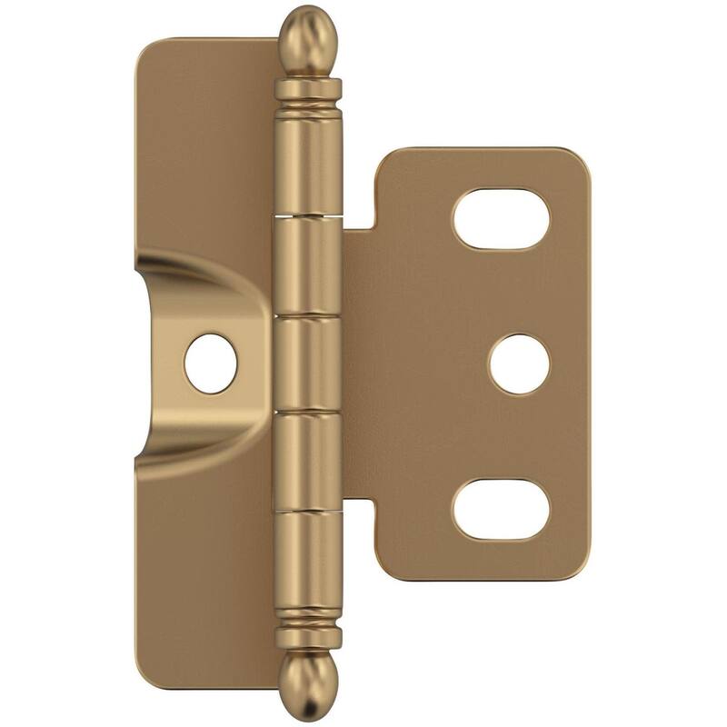 Amerock PK3175TB Functional Hardware Full Inset Wrap Cabinet Door - Champagne Bronze - Champagne Bronze