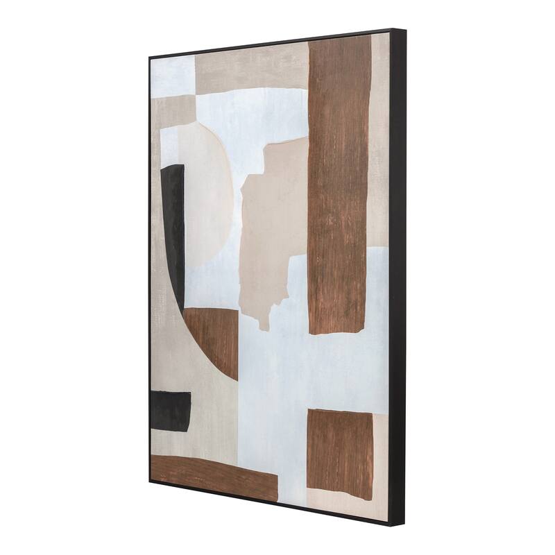 Aurelle Home Modern Earthy Tone Abstract Print