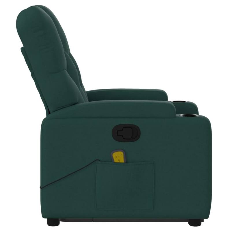 vidaXL Stand up Massage Recliner Chair Power Lift Wingback Armchair Fabric