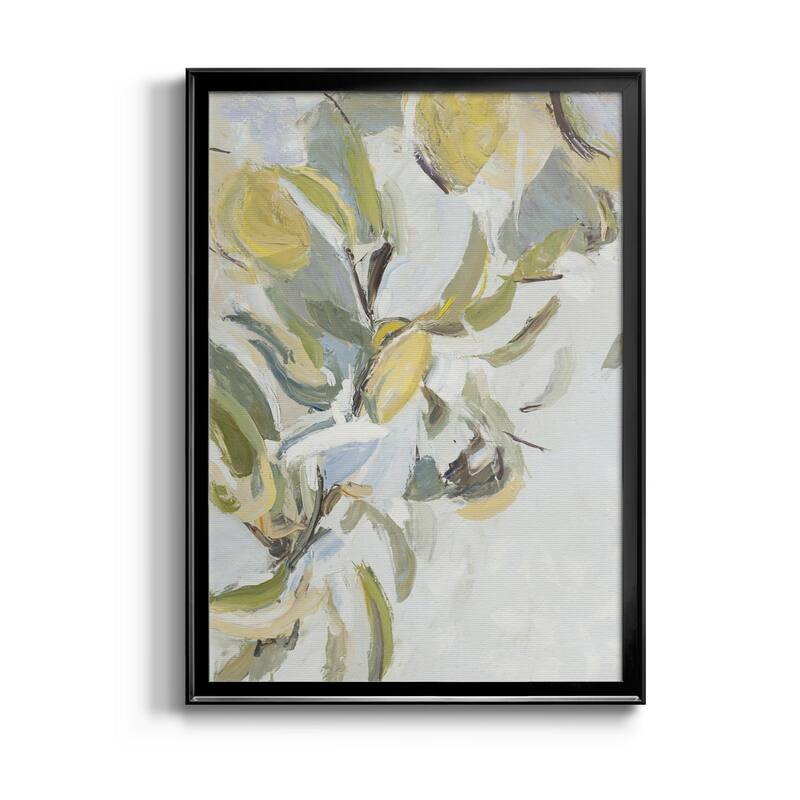 Lemon Pears Premium Framed Canvas - Ready to Hang