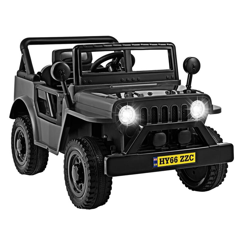 Gymax 12V Kids Ride on Truck Car w/Remote Control Threaded Wheels 3