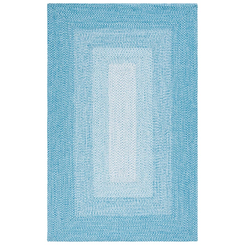 SAFAVIEH Handmade Braided Aubane Casual Rug - 3' x 5' - Aqua