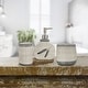 preview thumbnail 2 of 0, Paseo Road by HiEnd Accents Feather Design Countertop Bathroom Set, 3PC