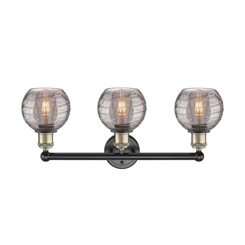 Innovations Lighting 616-3W 10 24 Athens Deco Swirl Vanity Athens Deco