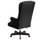 preview thumbnail 12 of 11, High Back Traditional Tufted LeatherSoft Executive Swivel Ergonomic Office Chair Black