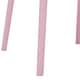 preview thumbnail 5 of 4, Gyna 14 Inch Kids Side Chair, Round Dotted Backrest, Set of 4, Armless, Pink