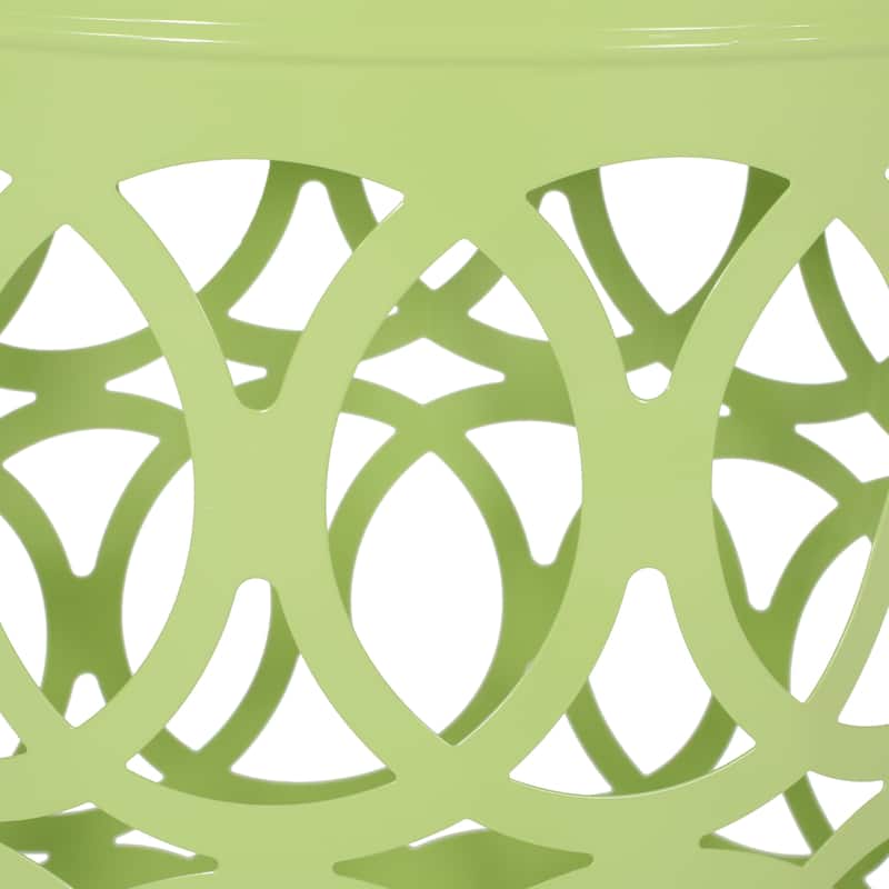 Mellie Outdoor Outdoor Metal Side Tables (Set of 2) by Christopher Knight Home