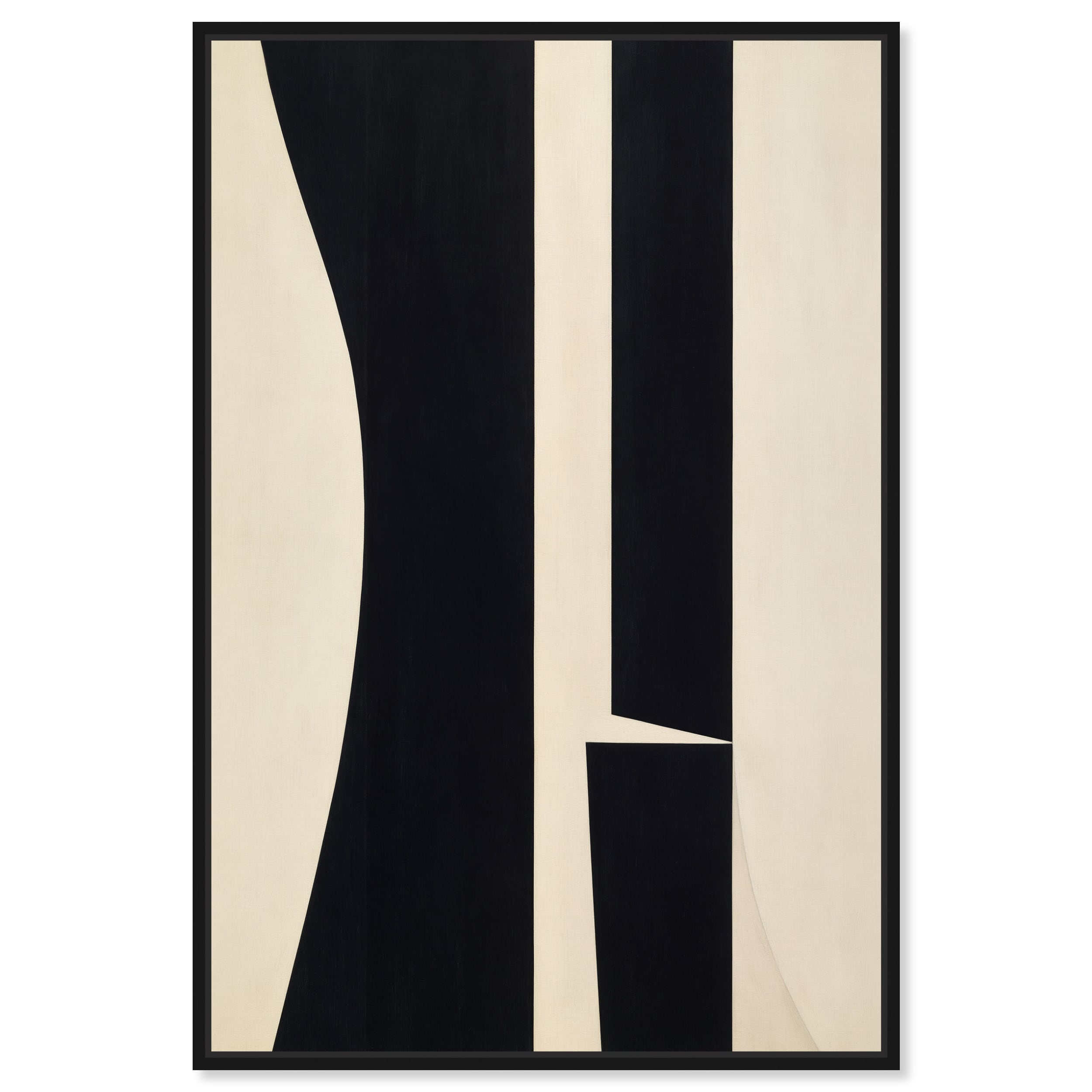 Binary Rhythm I Office Wall Decor Framed Canvas Print by Art Remedy