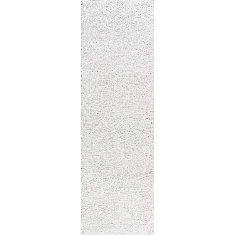 Sohni Shag Farmhouse Solid Color Indoor Area Rug