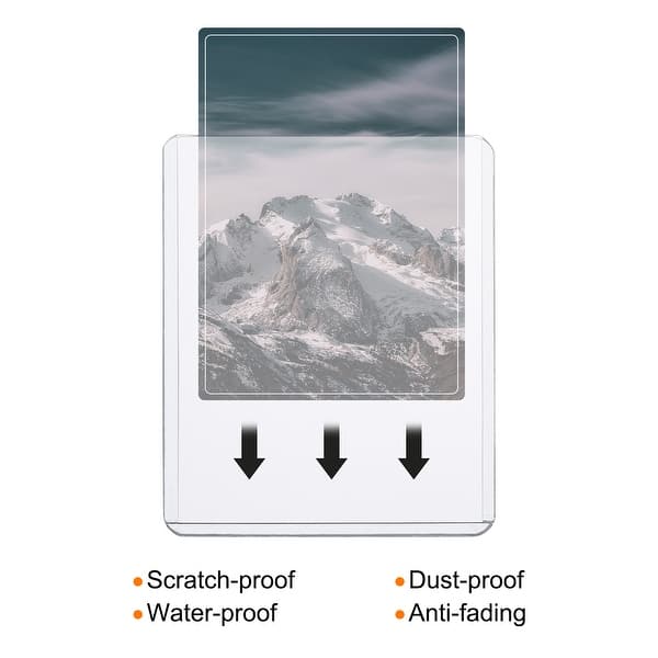 Trading Card Sleeves, PVC Hard Card Protector Waterproof Card Storage - Clear - 25 Pack
