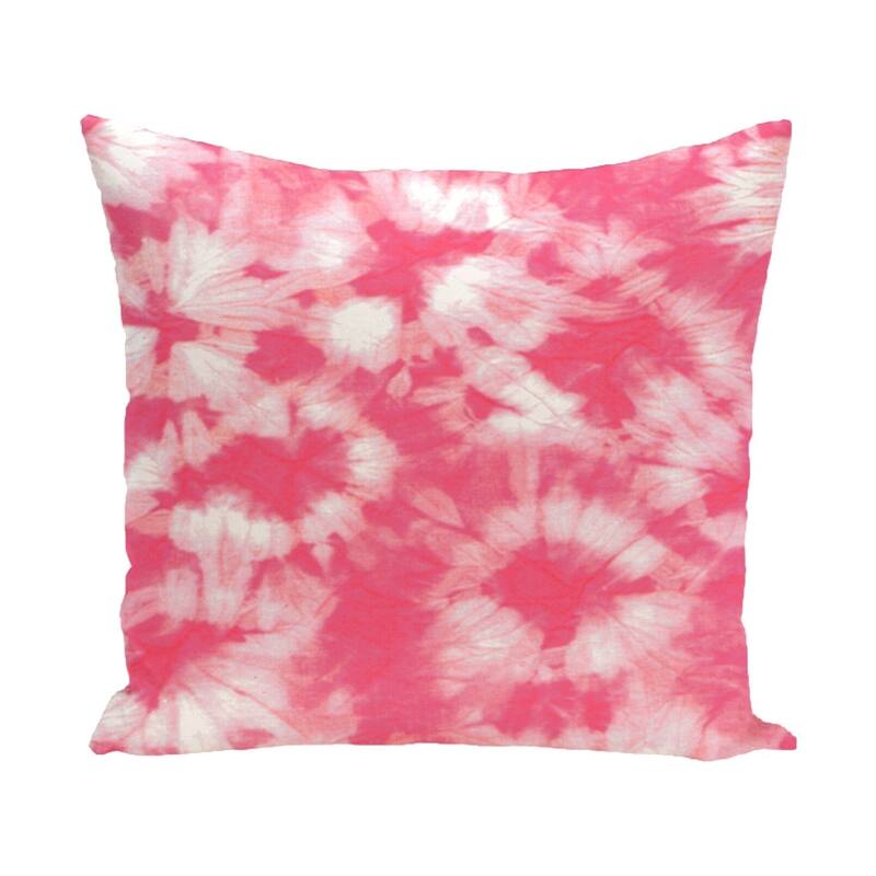 Chillax Geometric Print 20-inch Outdoor Pillow - Pink