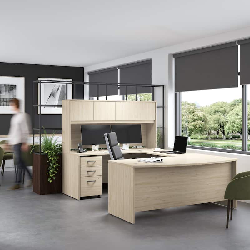 Studio C 5 Shelf Bookcase with Doors by Bush Business Furniture