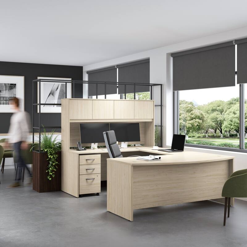 Studio C Laminate Credenza Desk by Bush Business Furniture