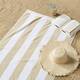 Luxurious Cotton Cabana Stripe Beach Towel