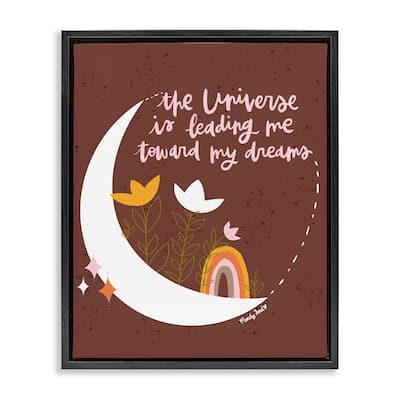 Stupell Leading Me To My Dreams Framed Floater Canvas Wall Art Design By Mandy Ford Art + Illustration