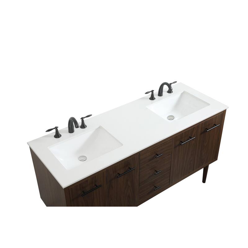 Fern 60 Inch Double Bathroom Vanity