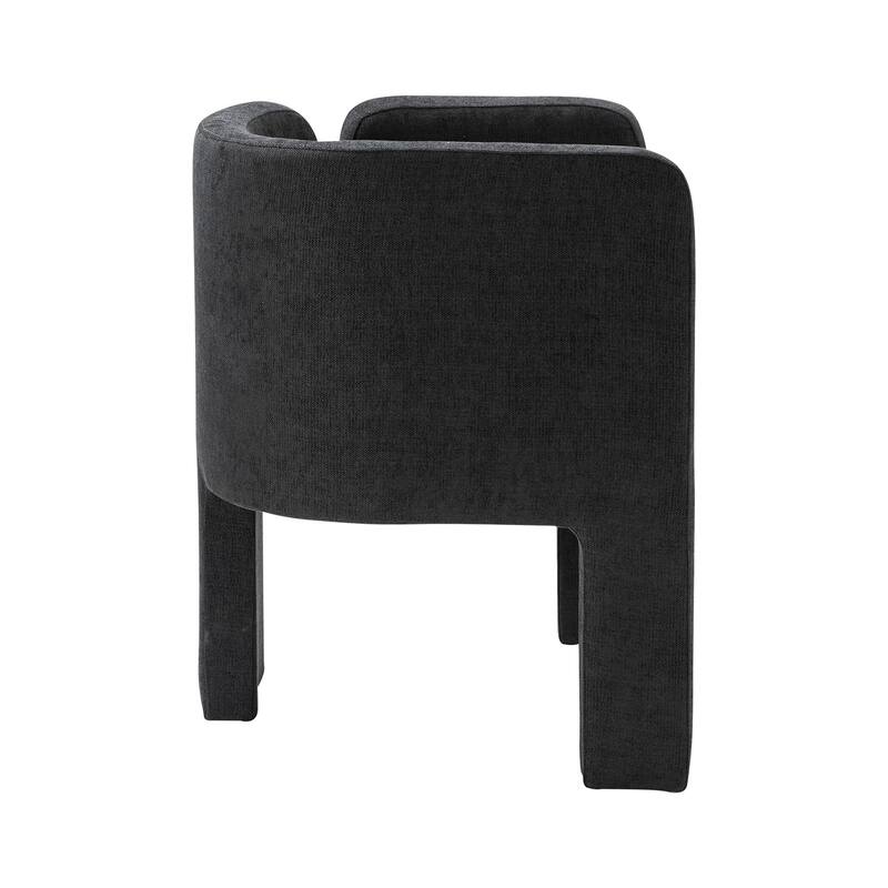 Eugen Modern Low Back Dining Chair with Three-legged Design Set Of 4 By HULALA HOME