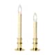 Battery Operated Bi-Directional LED Adjustable Candle 2-pack or 4-pack - Gold/Ivory