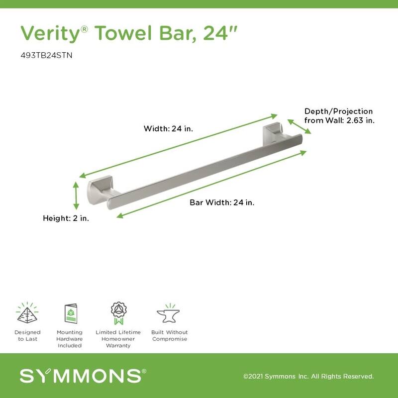 Symmons 493TB24 Verity 24" Towel Bar