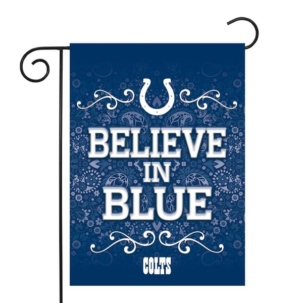 18" x 13" Blue and White NFL Indianapolis Colts Outdoor Garden Flag - N/A