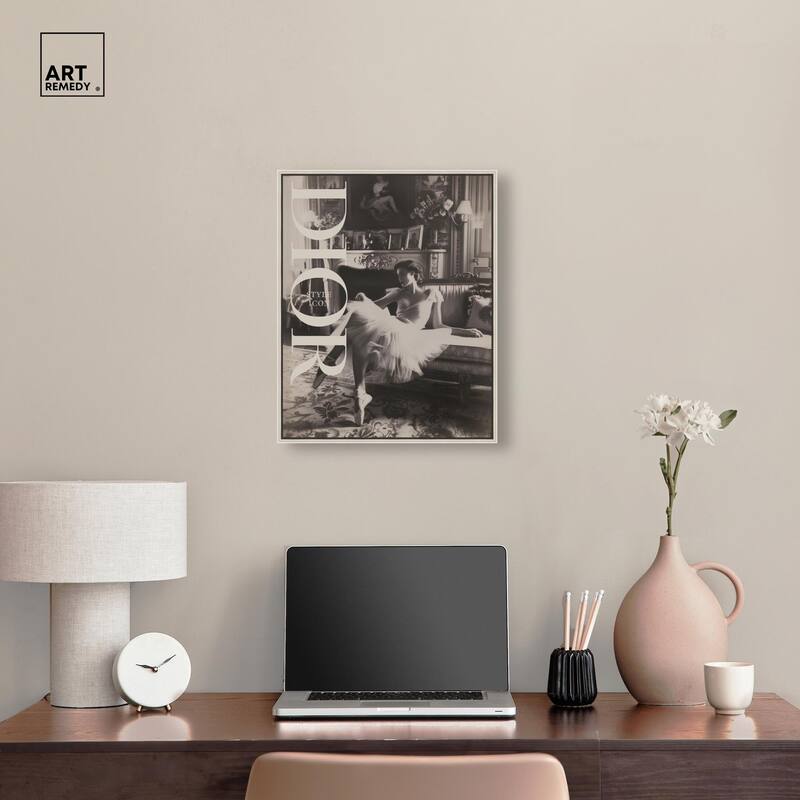 Style Ballerina Cover Canvas by Art Remedy