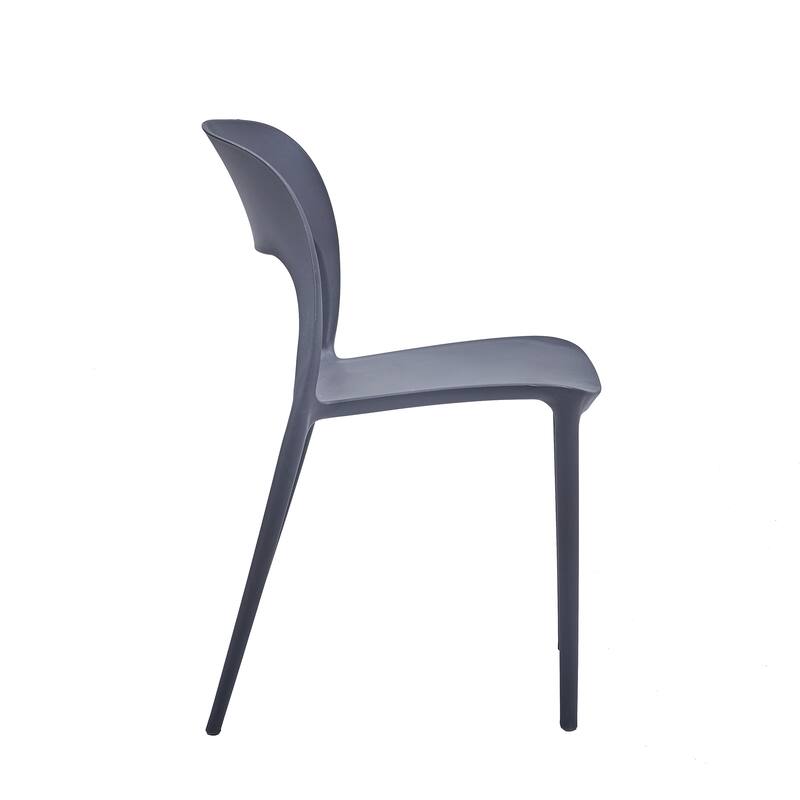 Porthos Home Brody Stackable Plastic Dining Chairs (Set of 2)