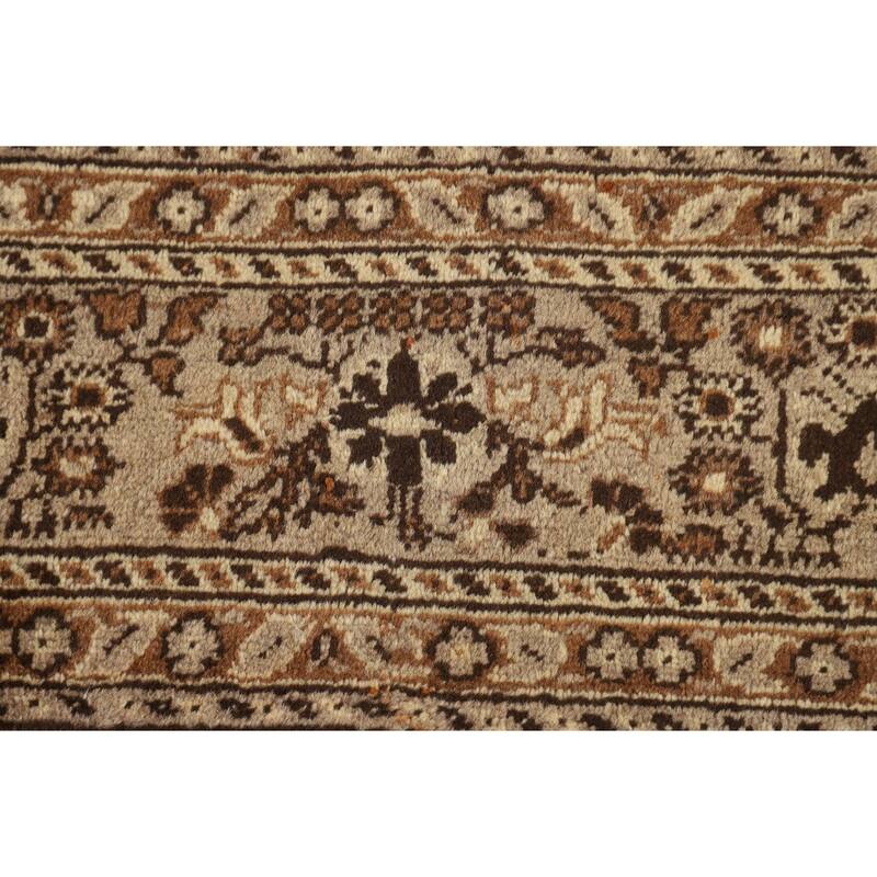All-Over Anatolian Turkish Vintage Area Rug Hand-Knotted Wool Carpet - 6'7" X 9'10"