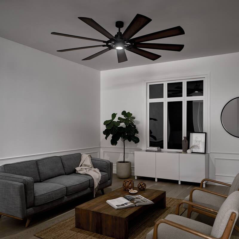 Gentry XL 85-inch LED Ceiling Fan (3-finish options)