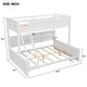 preview thumbnail 29 of 48, Twin XL / Full XL over Queen Bunk Bed with Open Cabinets and Charging Station, Storage Kids Bed Frame with Ladder