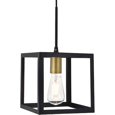 Elegant Lighting Resolute Single Light 8" Wide Mini Pendant