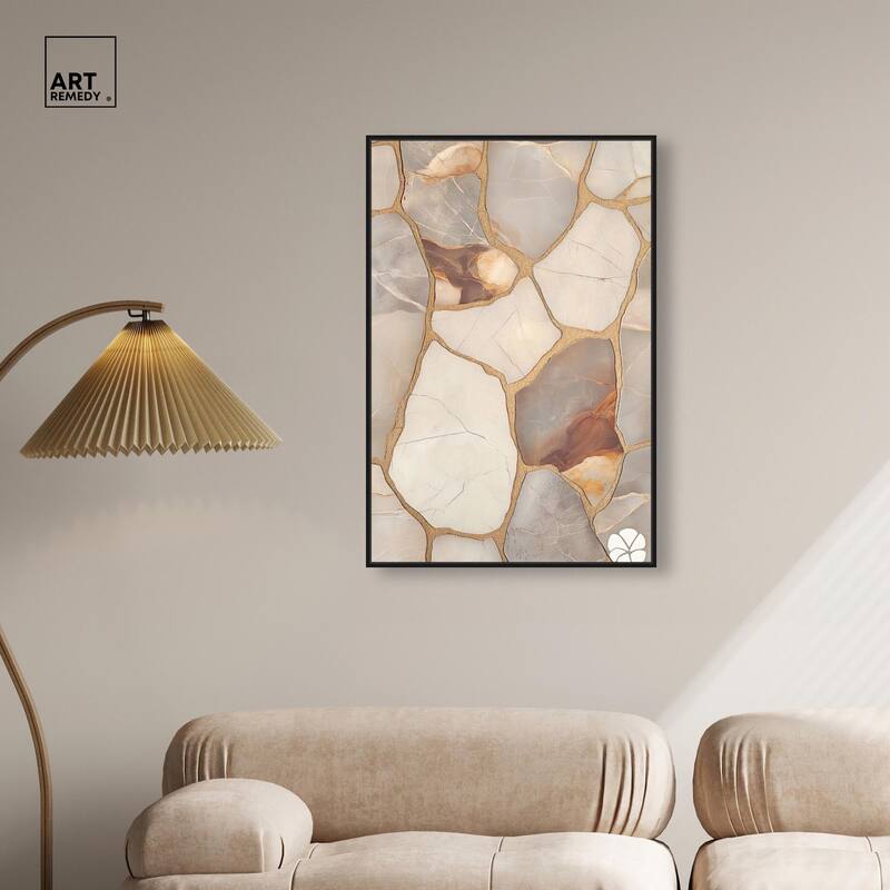 Textured Earthy Tones I Canvas by Art Remedy