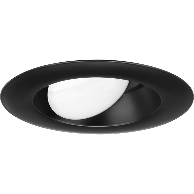 Intrinsic Collection 6 " 5-CCT Black LED Eyeball Trim for Recessed Housings - 7.727 in x 7.727 in x 3.94 in