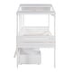 preview thumbnail 7 of 26, Twin Low Loft House Bed with Frame, Drawers & Safety Guardrails