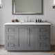 Option Dark Gray / Giotto Quartz Top / Brushed Nickel
