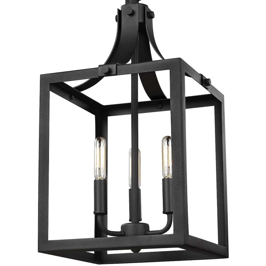 Bellevue Ipava 3 Light 10" Wide Mini Square Chandelier