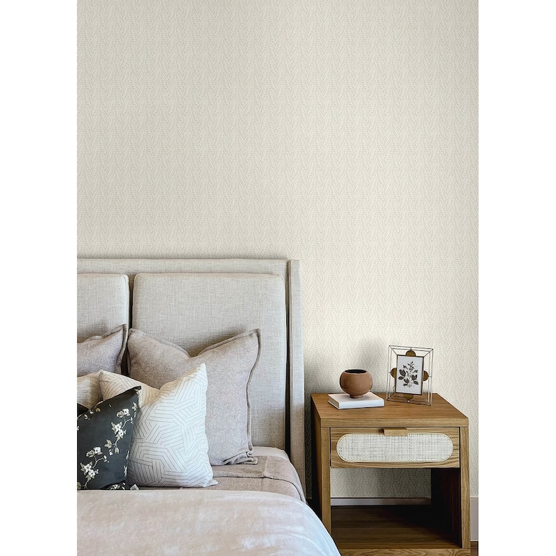 Chesapeake Coleus Beige Leaves Wallpaper