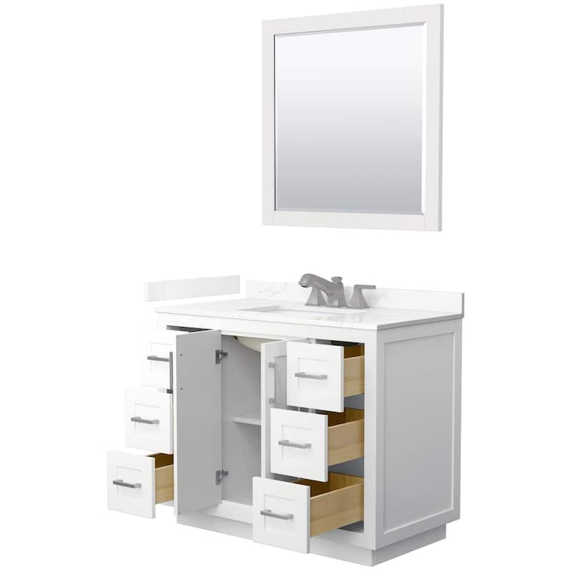 Wyndham Collection WCF292942S-QTZ-US3M34 Miranda 42" Free Standing