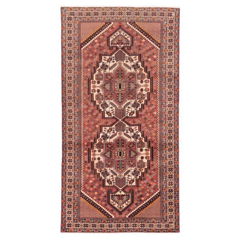 ECARPETGALLERY Hand-knotted Konya Anatolian Dark Copper Wool Rug - 5'2 x 9'10