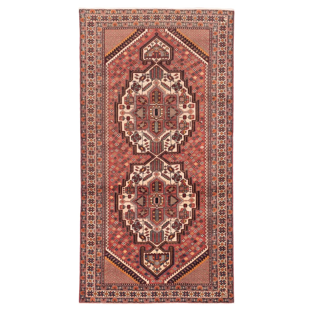 ECARPETGALLERY Hand-knotted Konya Anatolian Dark Copper Wool Rug - 5'2 x 9'10