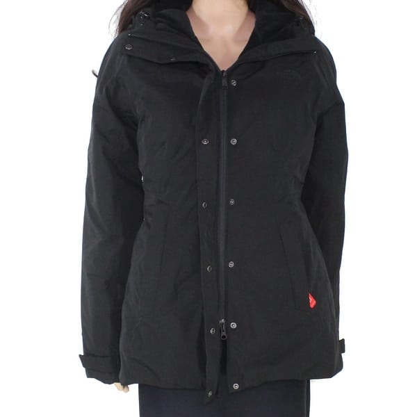 Shop The North Face Women S Black Size Medium M Hooded Puffer