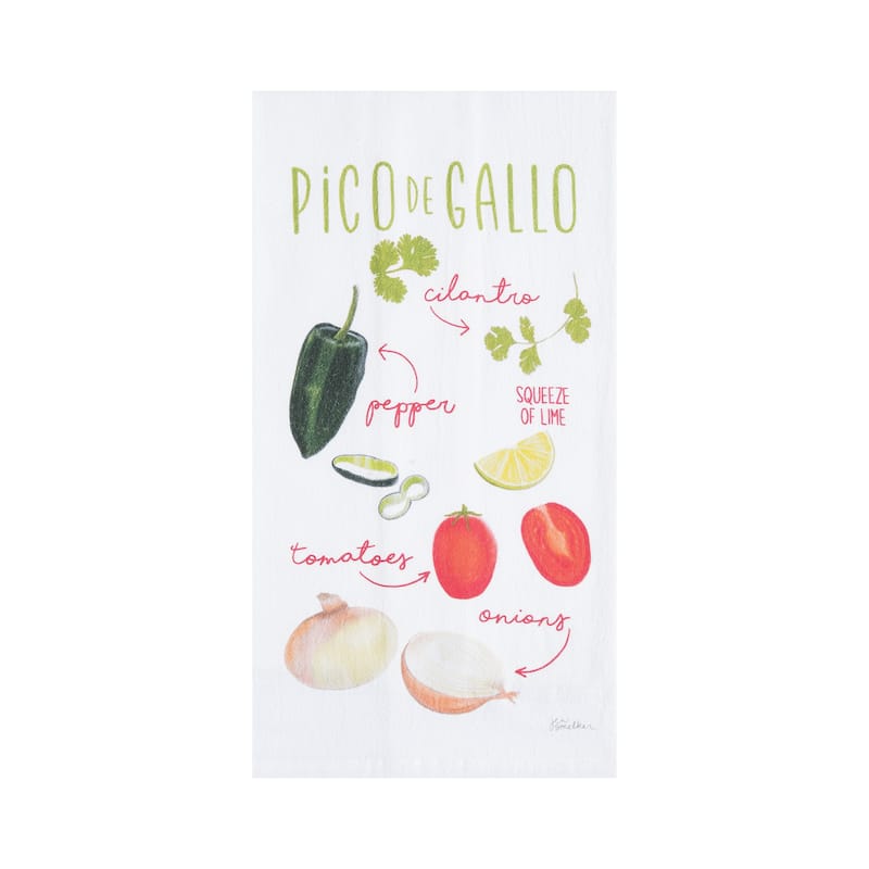 Margarita Guac & Pico Towel S/3